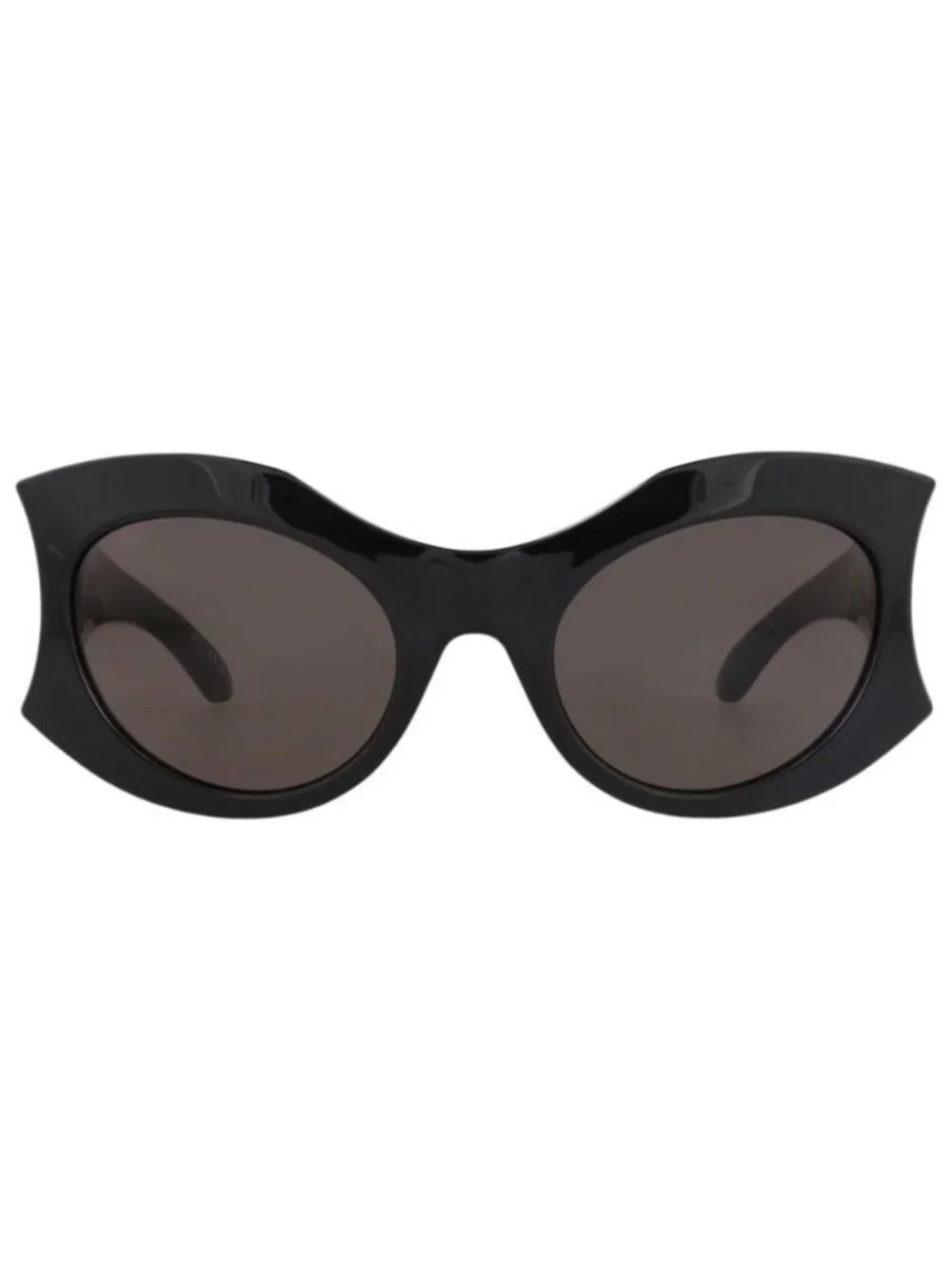 New Balenciaga Womens Cat Eye Black Black Grey Fashion Designer Sunglasses